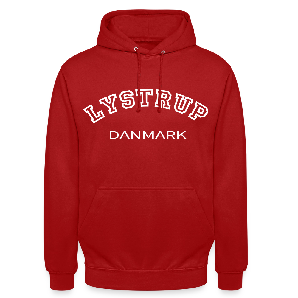 CityShirt - Hoodie - Lystrup - rød
