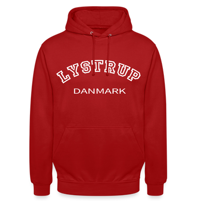 CityShirt - Hoodie - Lystrup - rød