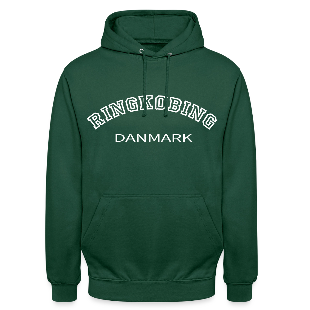 CityShirt - Hoodie - Ringkøbing - flaskegrøn