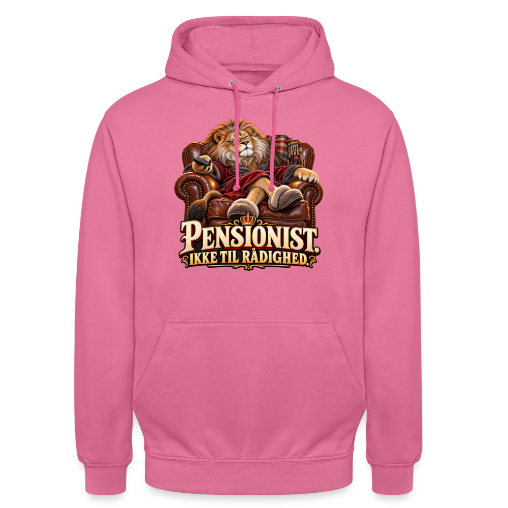 CityShirts - Hoodie - Pensionist. Ikke til rådighed. - CS030 - pink