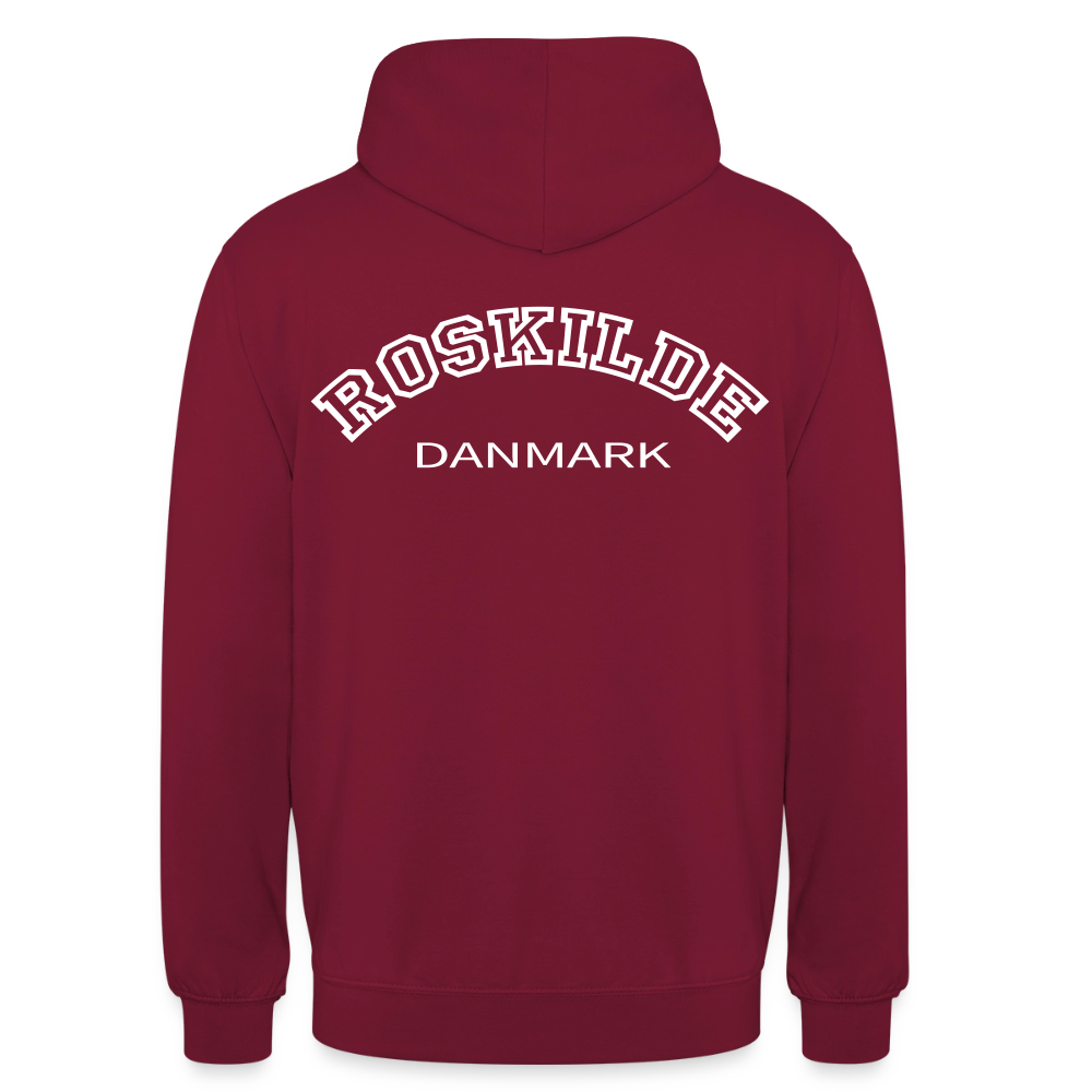 Hættetrøje unisex - Roskilde - bordeaux