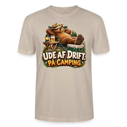 CityShirts - T-shirt - Ude af drift. På camping. - CS035 - beige