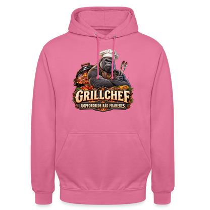 CityShirts - Hoodie - Grillchef – Uopfordrede råd frabedes - CS047 - pink
