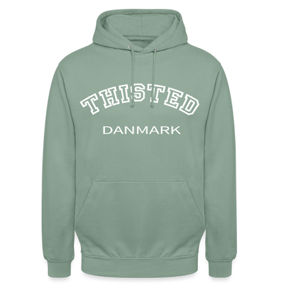CityShirt - Hoodie - Thisted - grågrøn