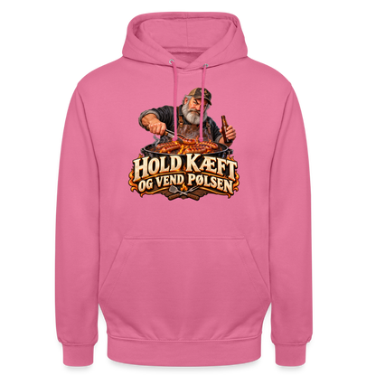CityShirts - Hoodie - Hold kæft og vend pølsen - CS045 - pink
