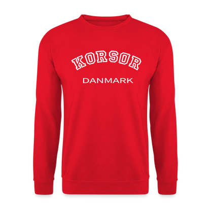 CityShirt - Sweatshirt - Korsør - rød
