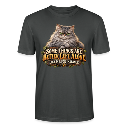 CityShirts - T-shirt - Better left alone – Like me, for instance - CS015 - charcoal