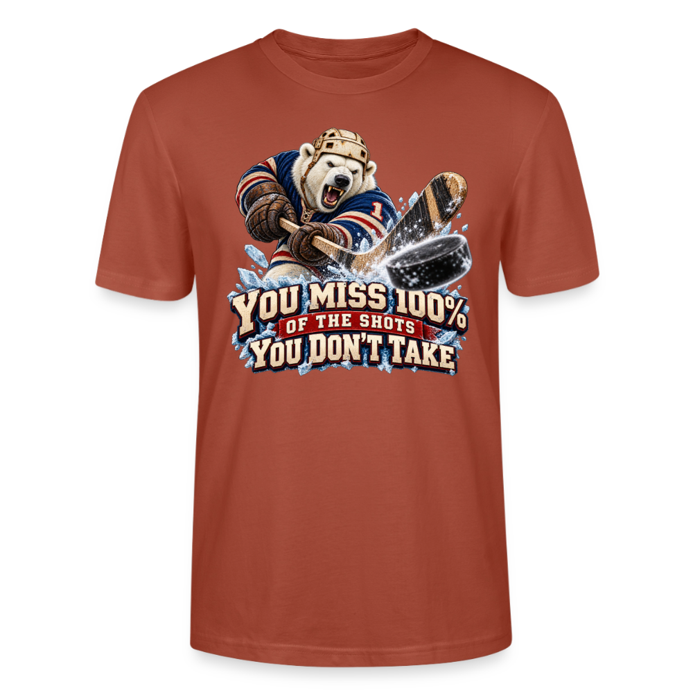 CityShirts - T-shirt - Take the shot - CS001 - terrakotta