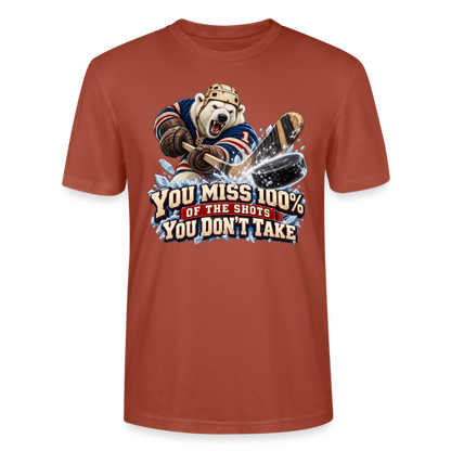 CityShirts - T-shirt - Take the shot - CS001 - terrakotta