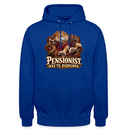CityShirts - Hoodie - Pensionist. Ikke til rådighed. - CS030 - kongeblå