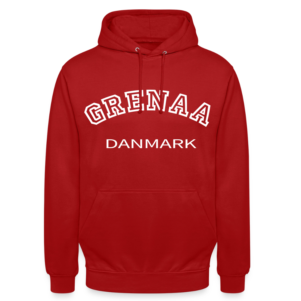 CityShirt - Hoodie - Grenaa - rød