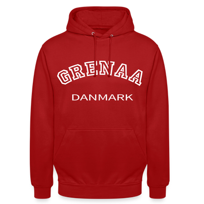 CityShirt - Hoodie - Grenaa - rød