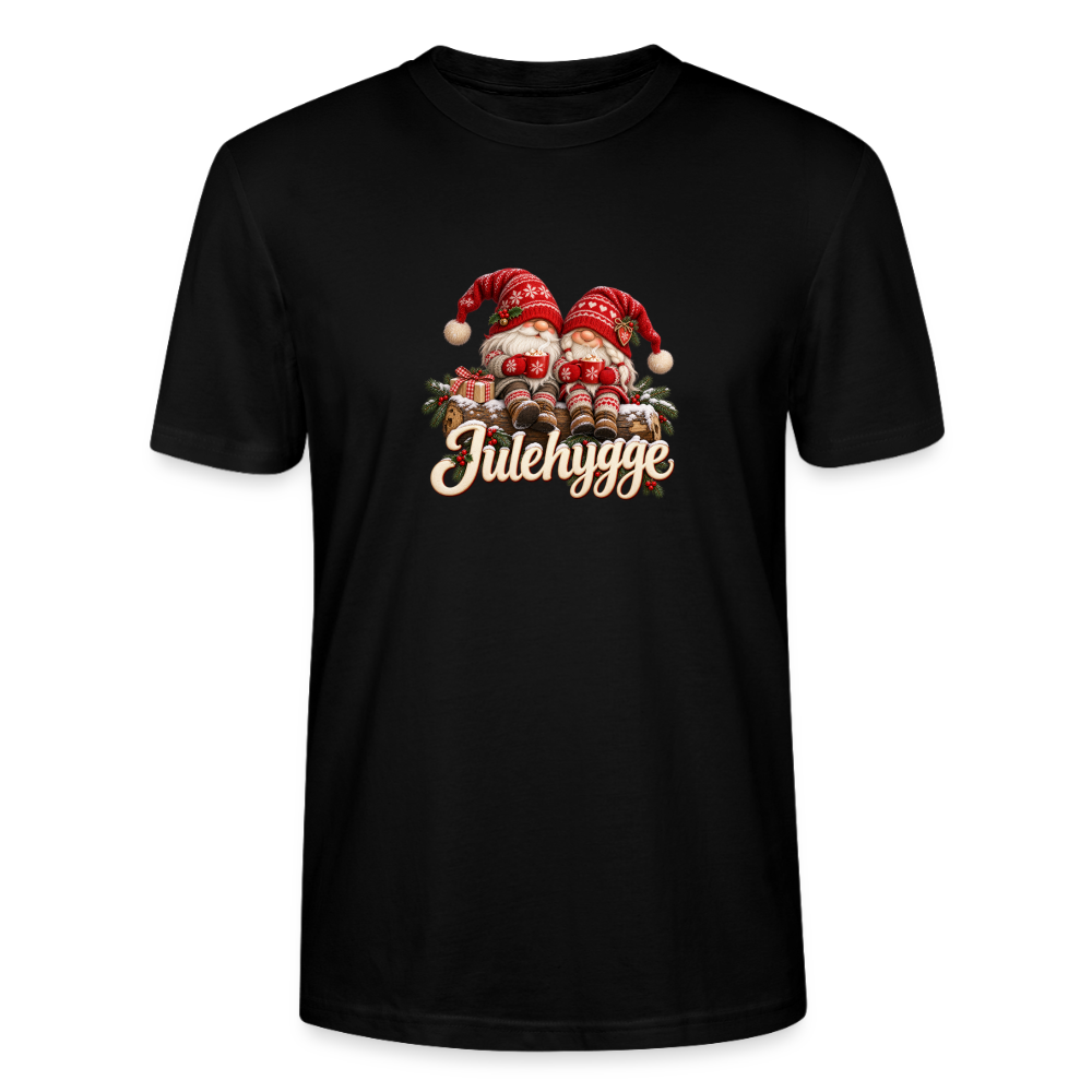 CityShirts - T-shirt - Julehygge – nisser og varm kakao - CS062 - sort