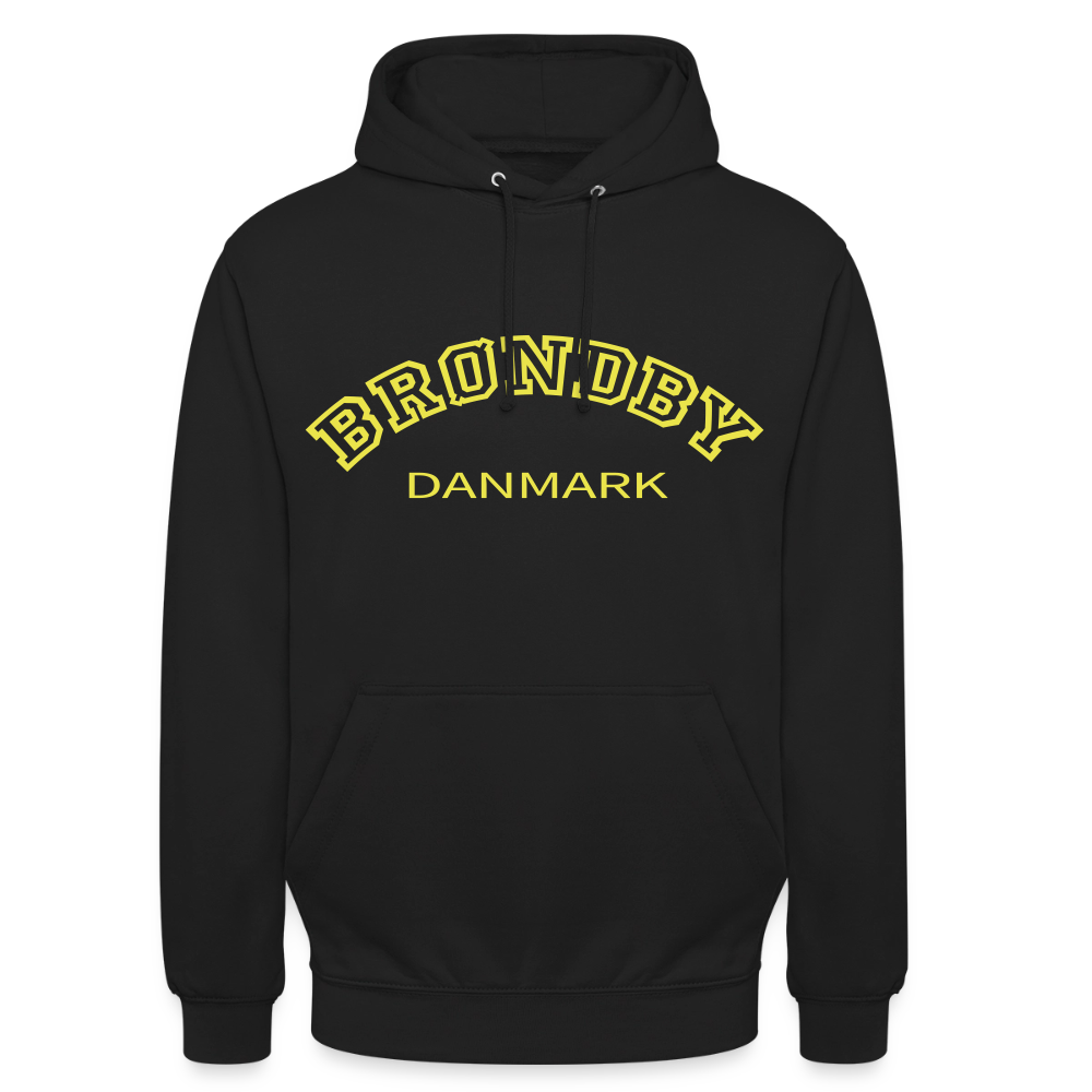 Hættetrøje unisex - Brøndby - sort