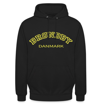Hættetrøje unisex - Brøndby - sort