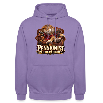 CityShirts - Hoodie - Pensionist. Ikke til rådighed. - CS030 - lavendel