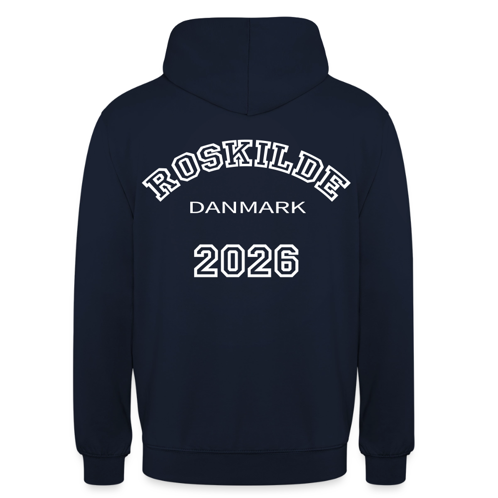 Hættetrøje unisex - Roskilde 2026 - marineblå