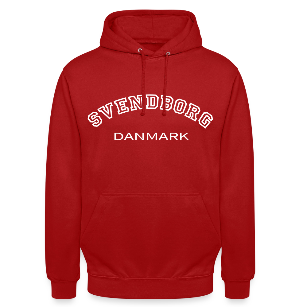 CityShirt - Hoodie - Svendborg - rød