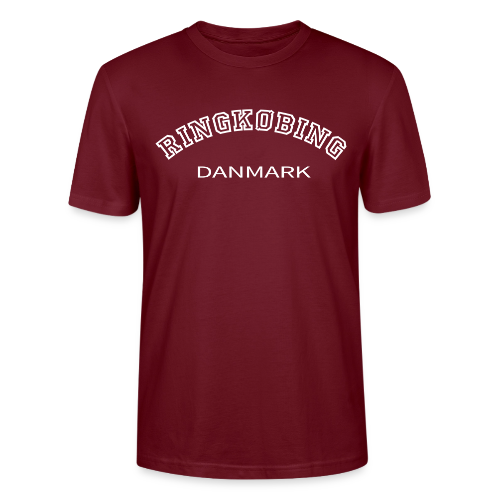 CityShirt - T-shirt - Ringkøbing - burgunder-rød