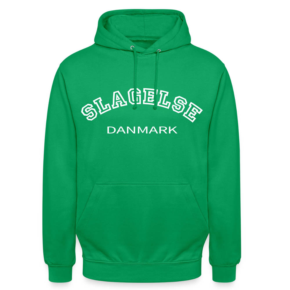 CityShirt - Hoodie - Slagelse - kelly grøn