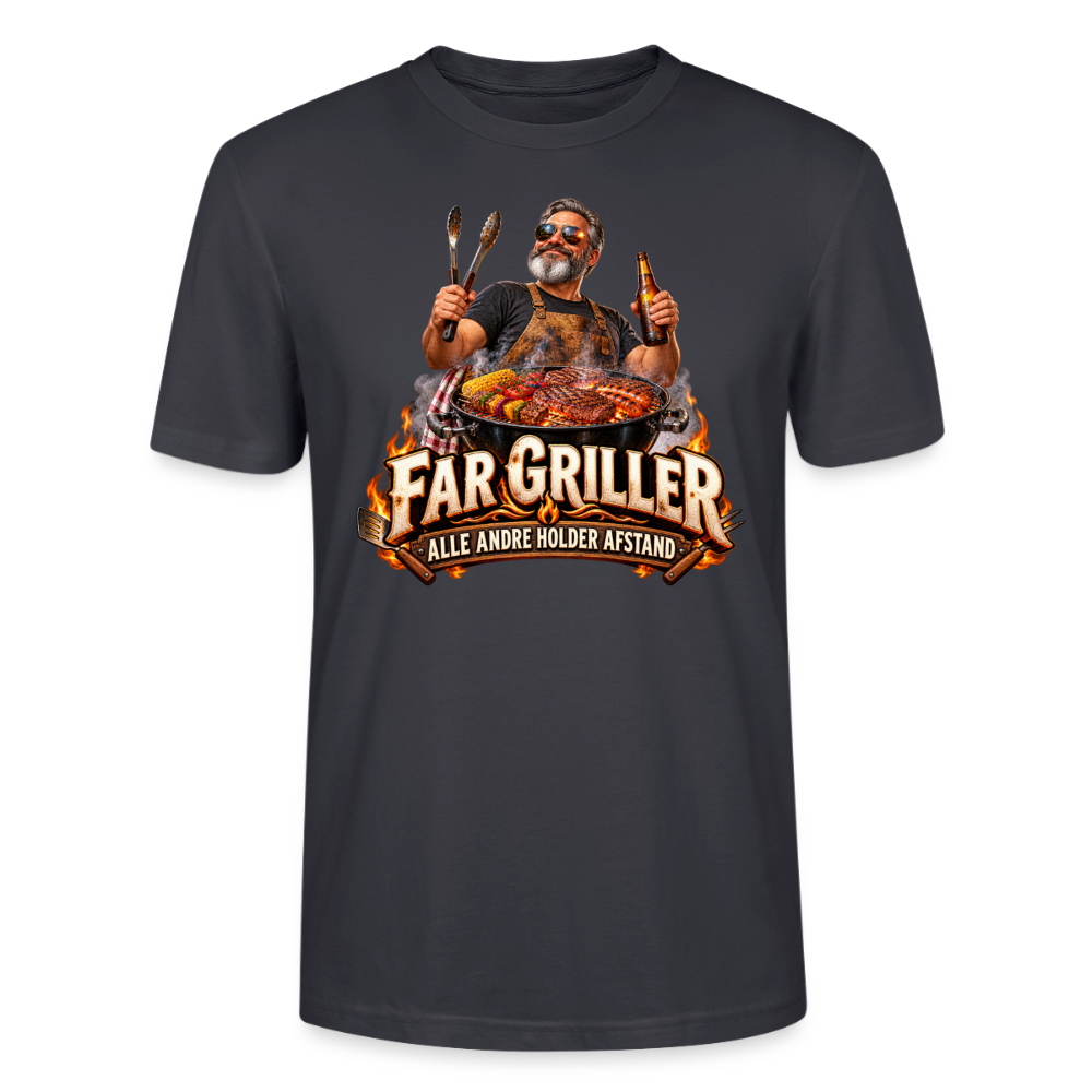 CityShirts - T-shirt - Far griller – Alle andre holder afstand - CS055 - mørk gråblå