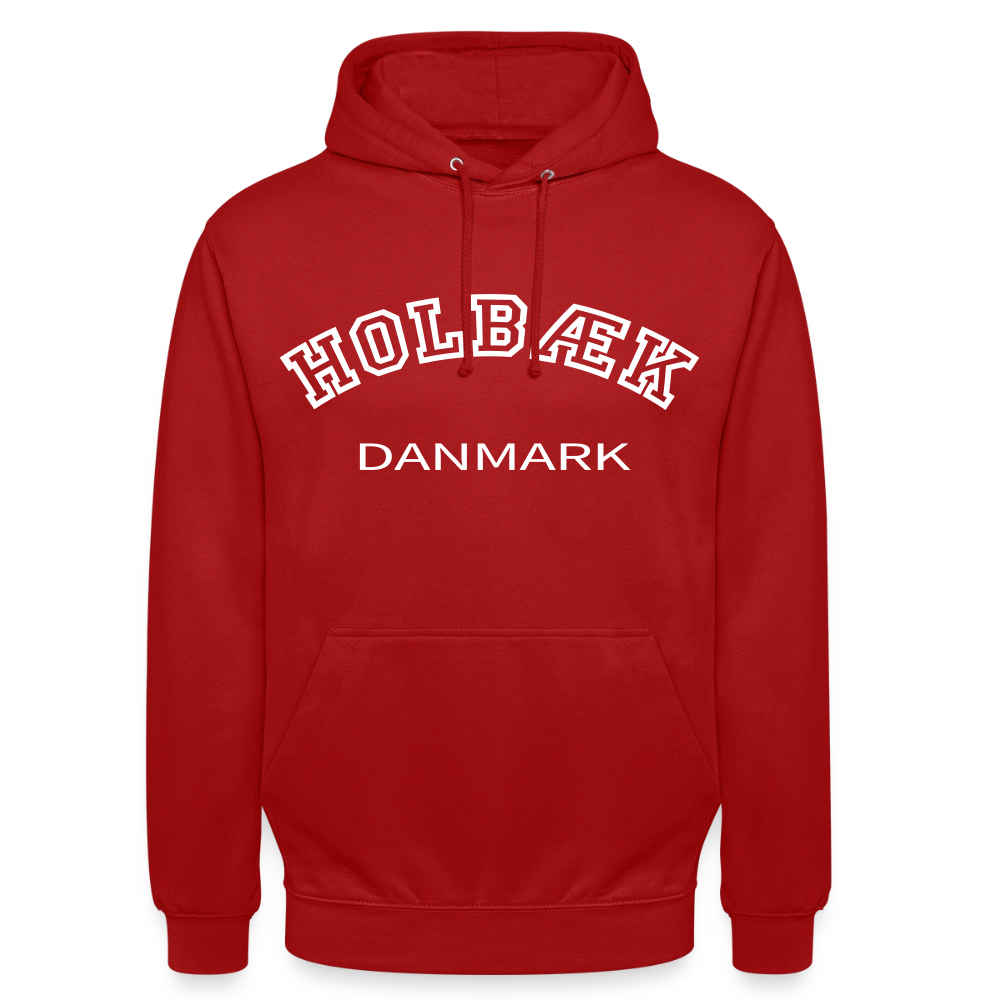 CityShirt - Hoodie - Holbæk - rød