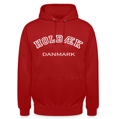 CityShirt - Hoodie - Holbæk - rød