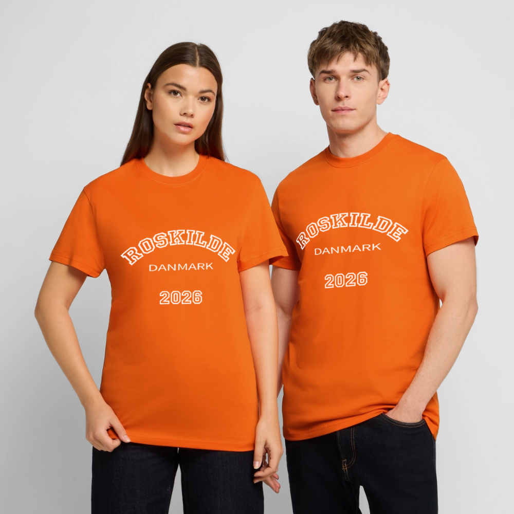 T-shirt unisex - Roskilde 2026 - mørk orange