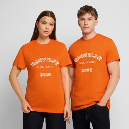 T-shirt unisex - Roskilde 2026 - mørk orange