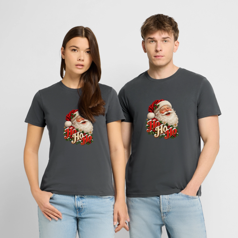 CityShirts - T-shirt - Ho Ho Ho – julemandens grin - CS063 - charcoal