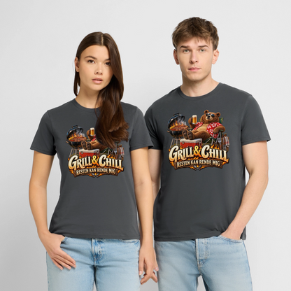 CityShirts - T-shirt - Grill & Chill – Resten kan rende mig - CS049 - charcoal