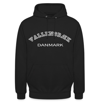 CityShirt - Hoodie - Vallensbæk - sort