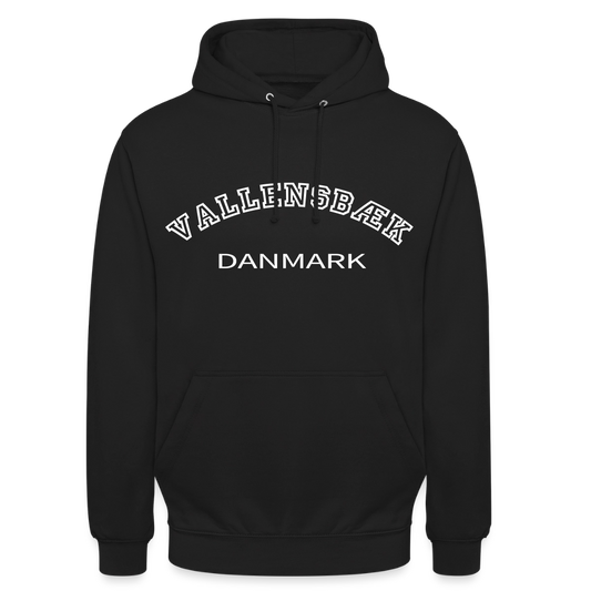 CityShirt - Hoodie - Vallensbæk - sort