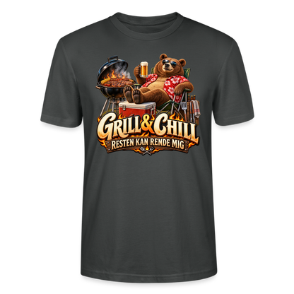 CityShirts - T-shirt - Grill & Chill – Resten kan rende mig - CS049 - charcoal