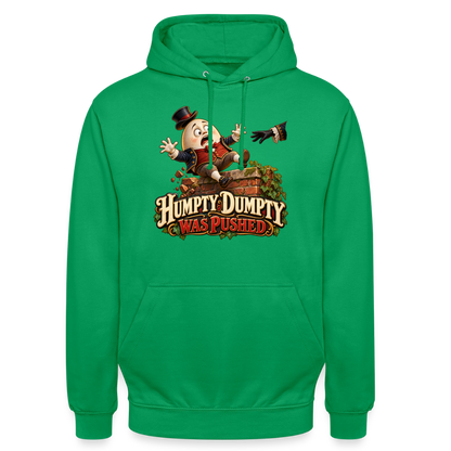 CityShirts - Hoodie - Humpty Dumpty was pushed - CS016 - kelly grøn