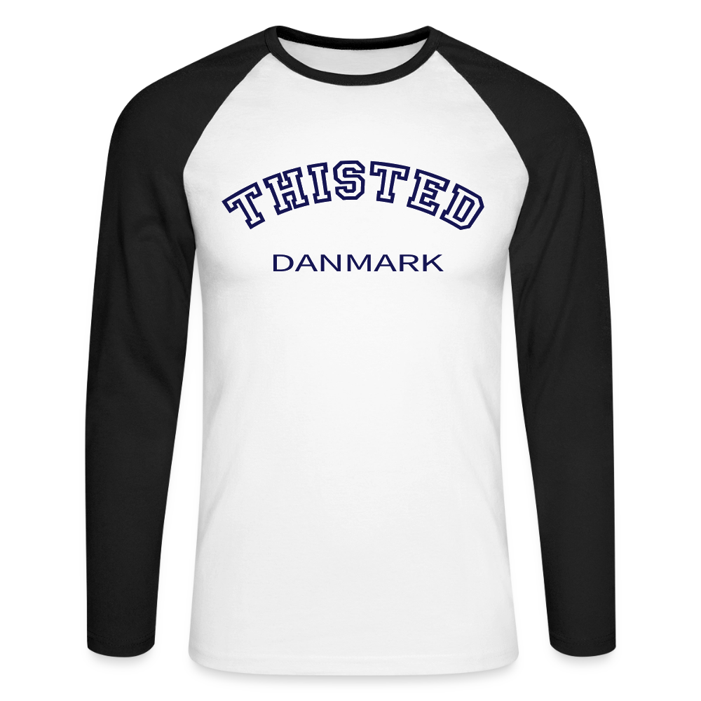 CityShirt - Baseball T-Shirt - Thisted - hvid/sort