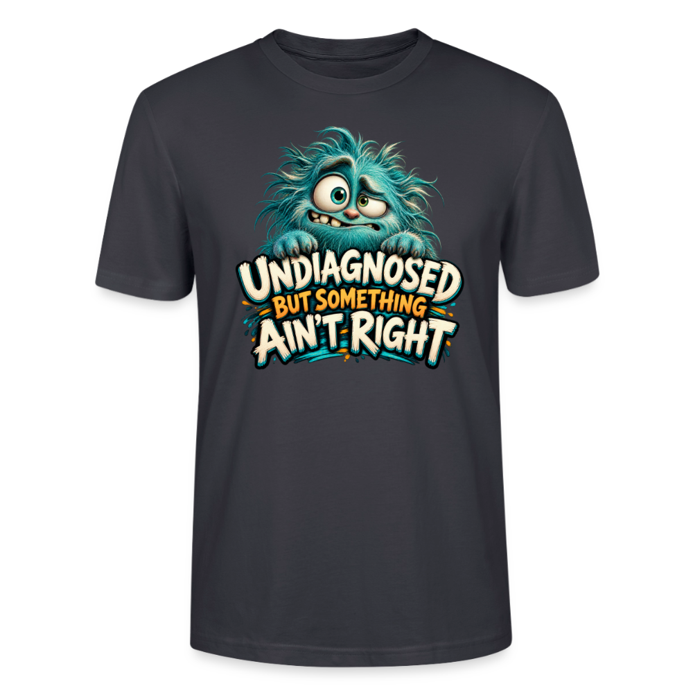CityShirts - T-shirt - Undiagnosed – But something ain’t right - CS005 - mørk gråblå