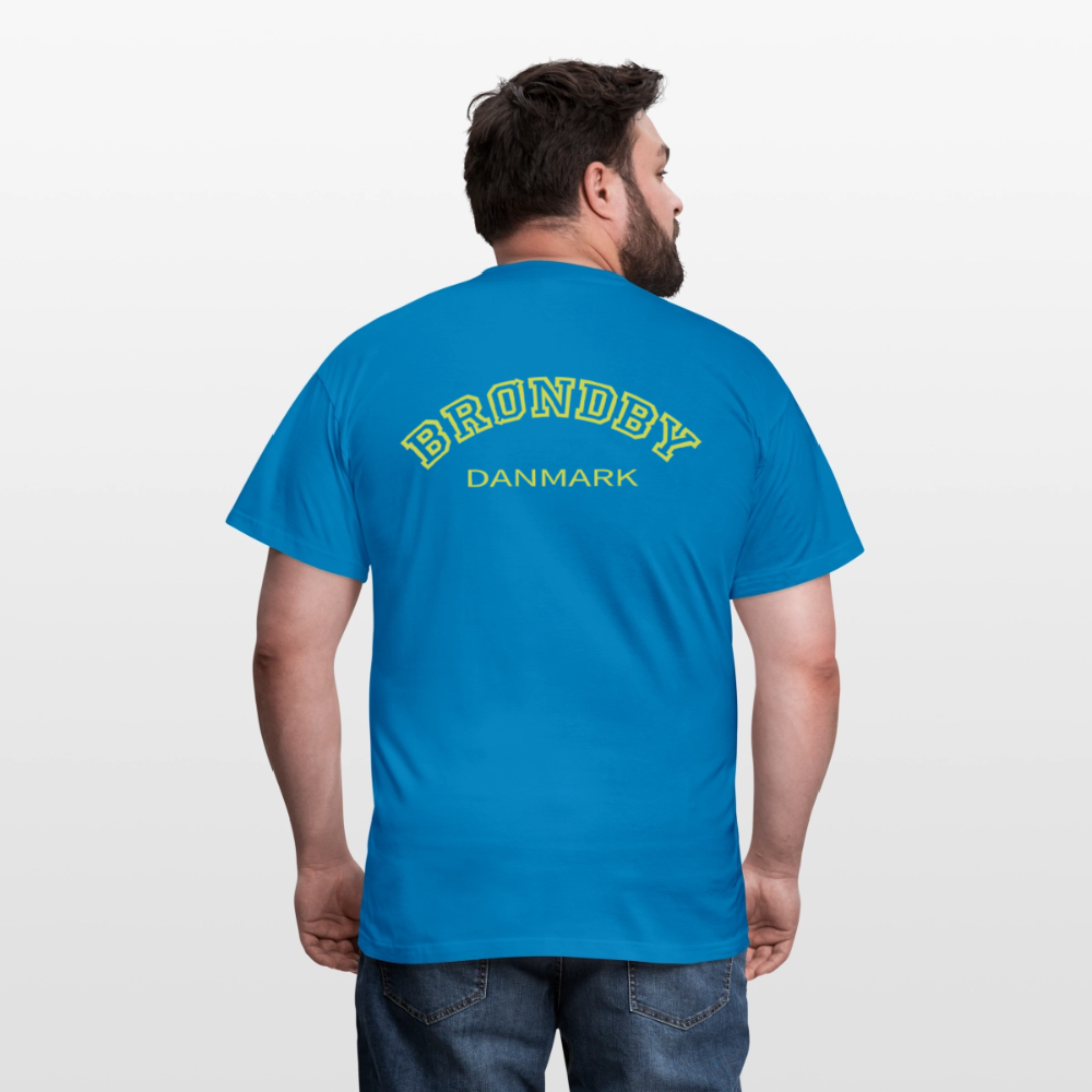 Herre-T-shirt - Brøndby - kongeblå