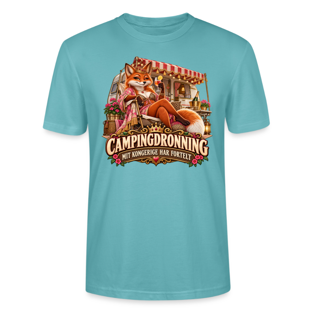 CityShirts - T-shirt - Campingdronning – Mit kongerige har fortelt - CS042 - pastelturkis