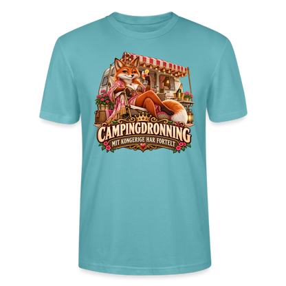 CityShirts - T-shirt - Campingdronning – Mit kongerige har fortelt - CS042 - pastelturkis