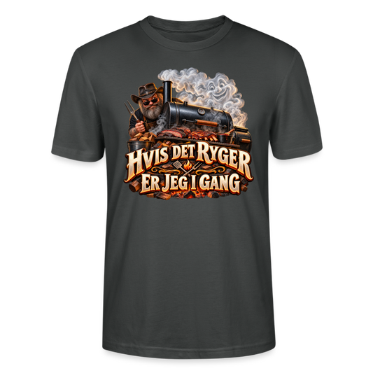 CityShirts - T-shirt - Hvis det ryger, er jeg i gang - CS051 - charcoal