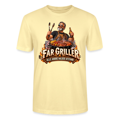CityShirts - T-shirt - Far griller – Alle andre holder afstand - CS055 - cremefarvet