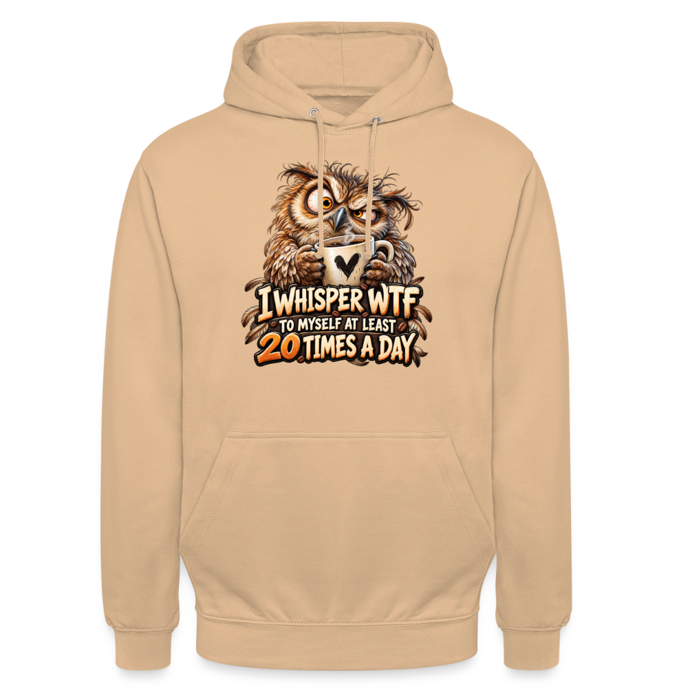 CityShirts - Hoodie - I whisper WTF to myself - CS011 - fersken