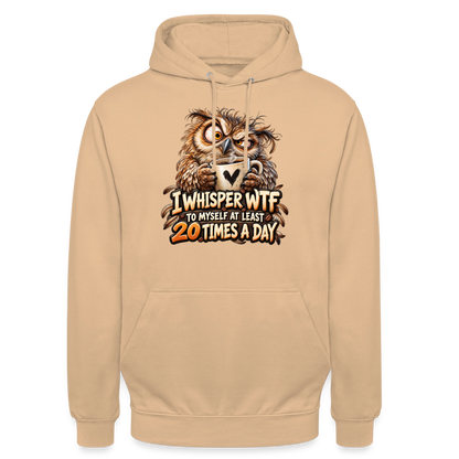 CityShirts - Hoodie - I whisper WTF to myself - CS011 - fersken