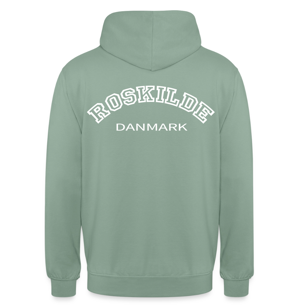 Hættetrøje unisex - Roskilde - grågrøn