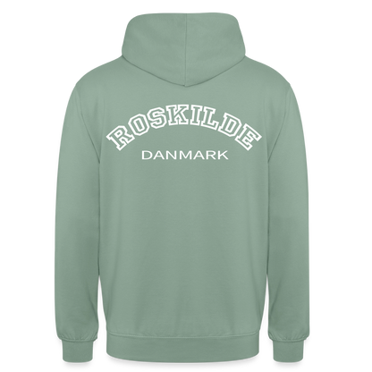 Hættetrøje unisex - Roskilde - grågrøn