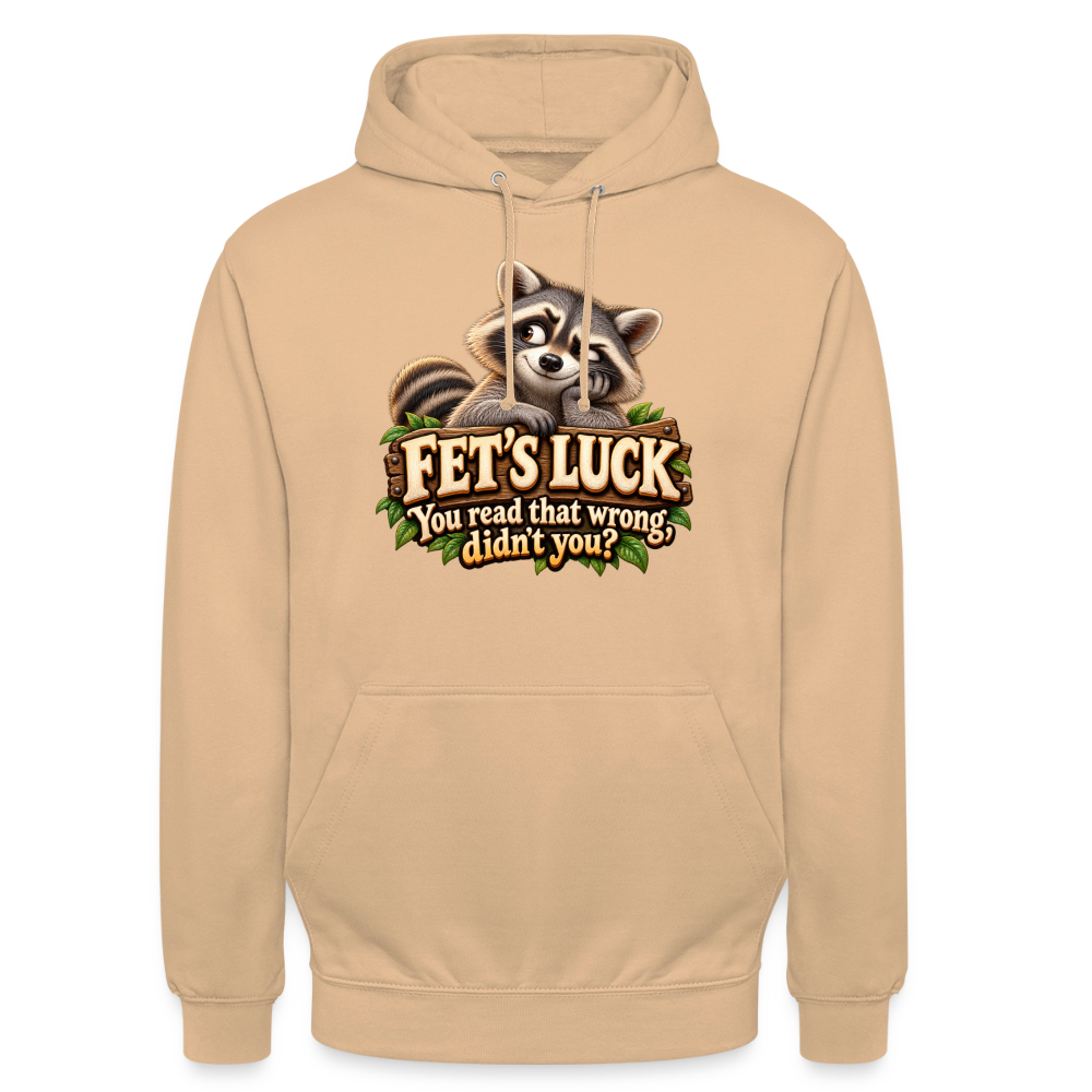 CityShirts - Hoodie - Fet’s Luck – You read that wrong, didn’t you? - CS003 - fersken