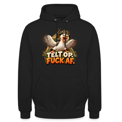 CityShirts - Hoodie - Telt op. Fuck af. - CS037 - sort