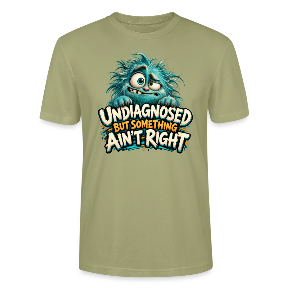 CityShirts - T-shirt - Undiagnosed – But something ain’t right - CS005 - grågrøn