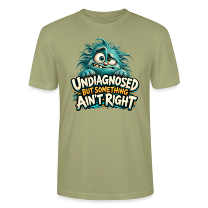 CityShirts - T-shirt - Undiagnosed – But something ain’t right - CS005 - grågrøn